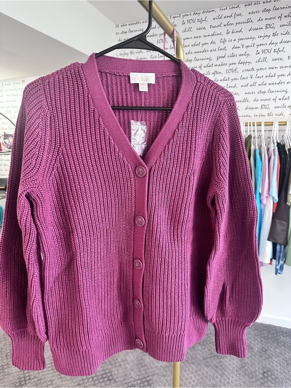 Belle by Kim Gravel Chunky Knit Sweater